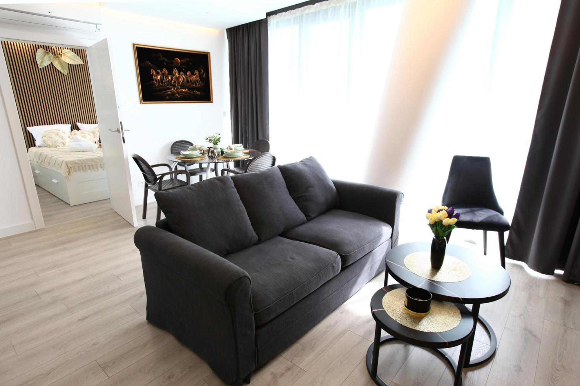 Апартаменты Sunny Haven Wave Sea View Мендзыздрое Экстерьер фото