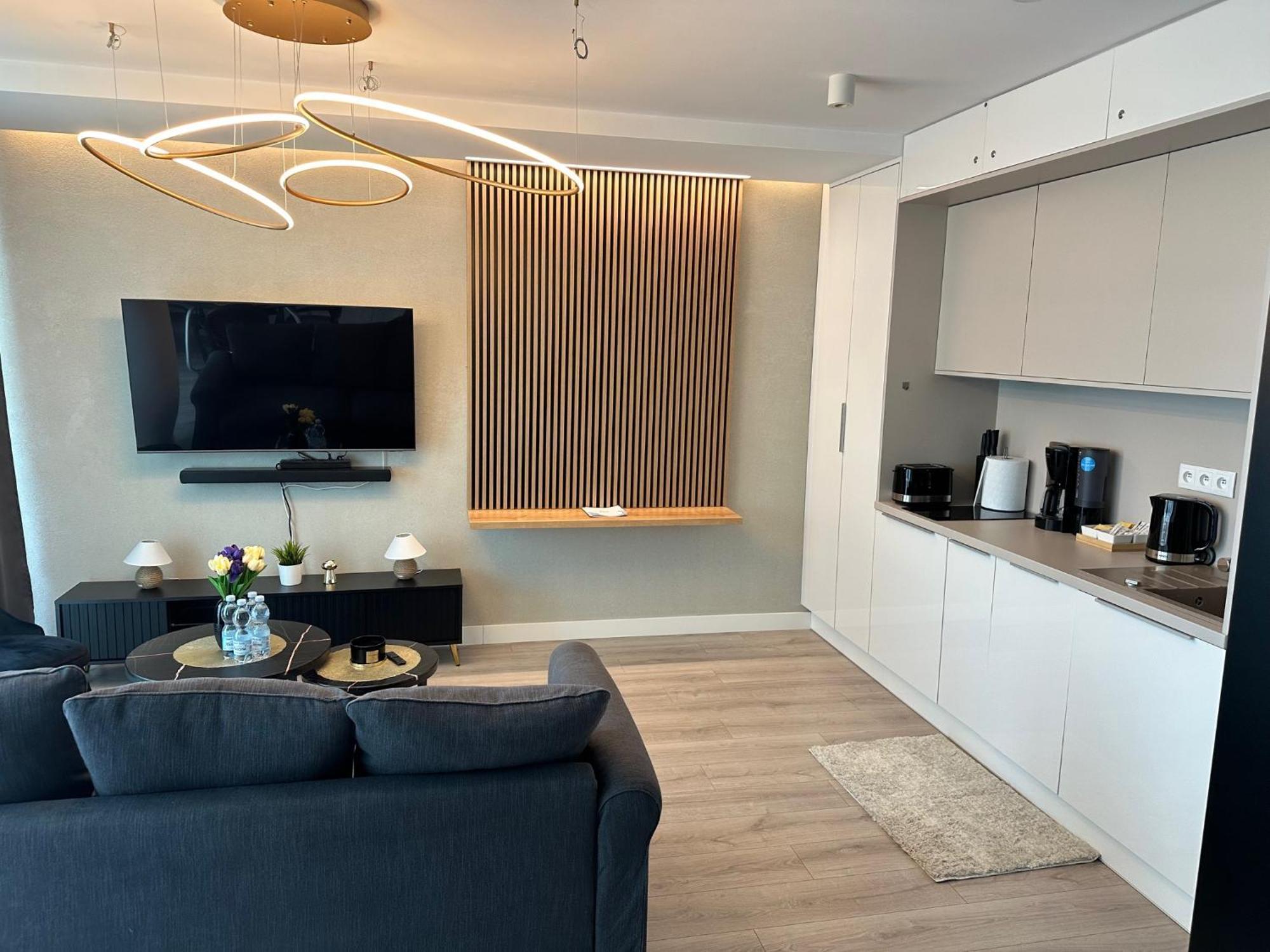 Апартаменты Sunny Haven Wave Sea View Мендзыздрое Экстерьер фото