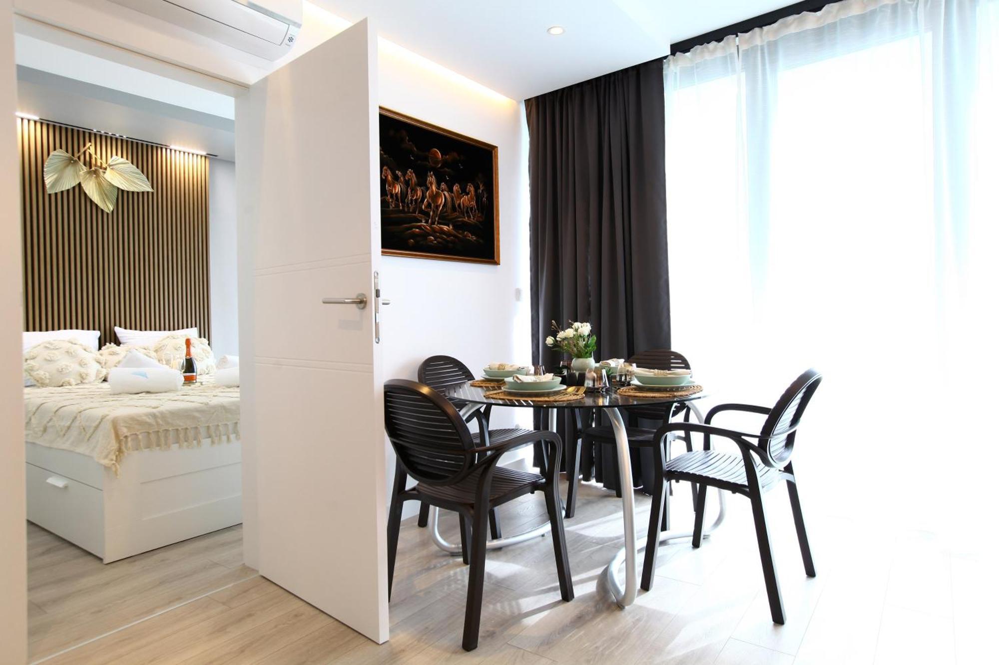 Апартаменты Sunny Haven Wave Sea View Мендзыздрое Экстерьер фото