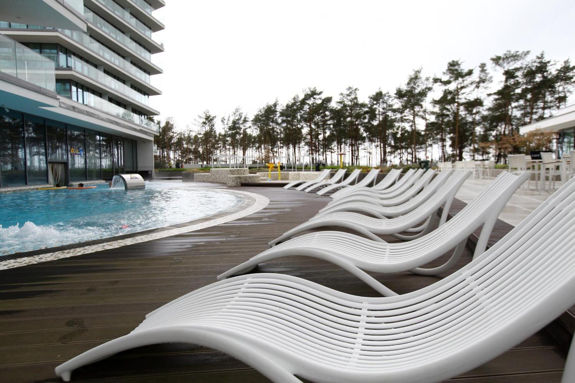 Апартаменты Sunny Haven Wave Sea View Мендзыздрое Экстерьер фото